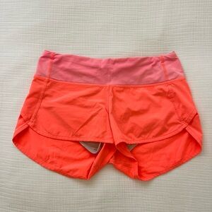 Lululemon Speed Up Low-Rise Lined Short Size 2
